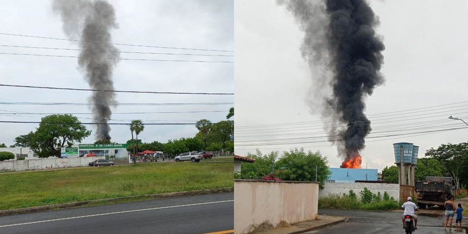 Incêndio atinge almoxarifado do hospital de Campo Maior