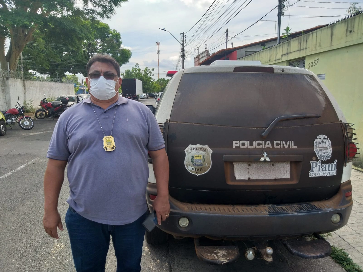 Investigador Genivaldo Cortez, da delegacia de Palmeirais