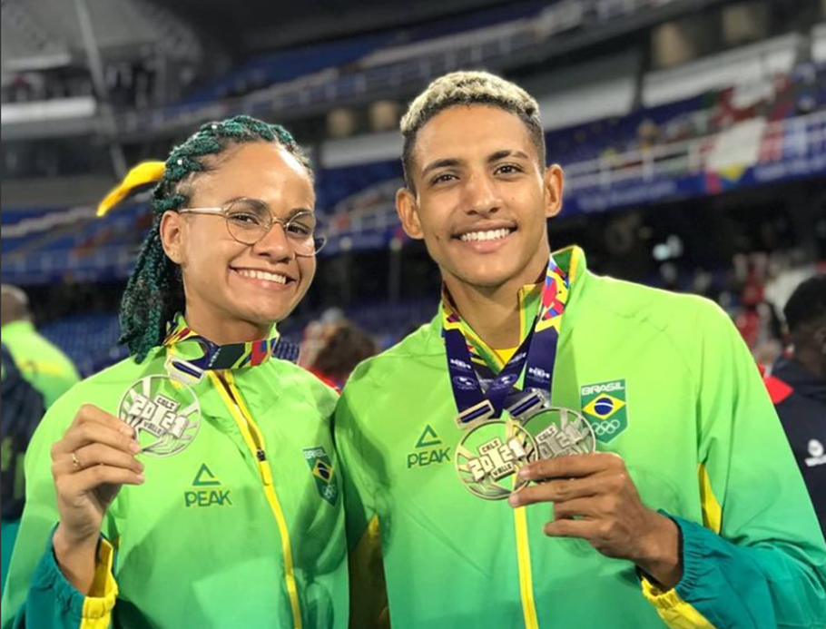 Letícia Lima e João Henrique Falcão.