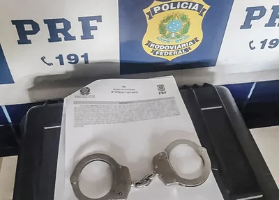 Mandado de prisão cumprido pela PRF na BR 343 em Piripiri
