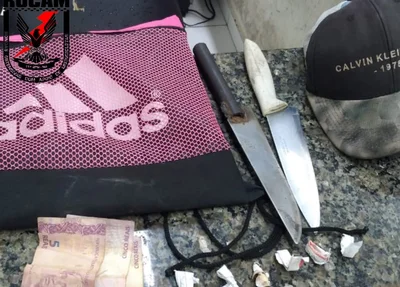 Material apreendido pela Polícia Militar do Maranhão