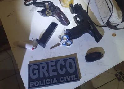 Material apreendido pelo GRECO