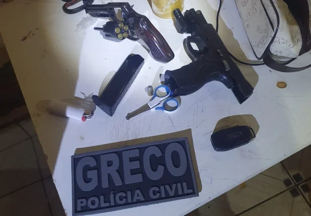 Material apreendido pelo GRECO