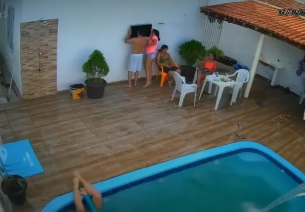 Momento do acidente