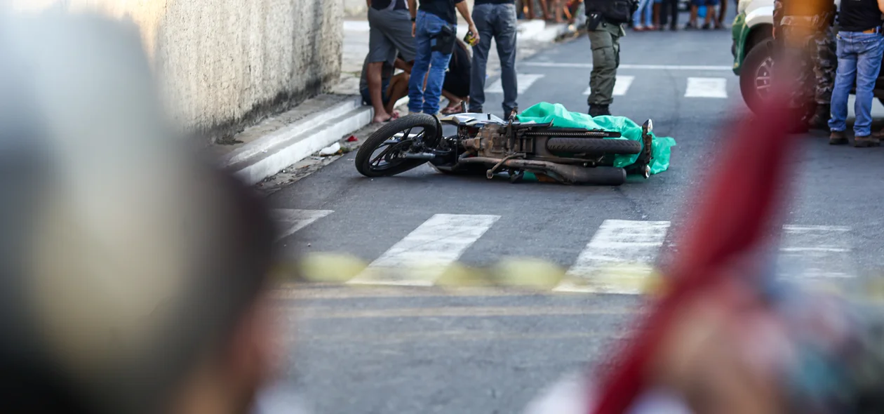 Motociclista morreu com tiros na cabeça