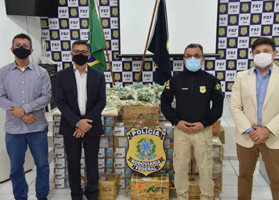 Munições doadas pela Polícia Rodoviária Federal