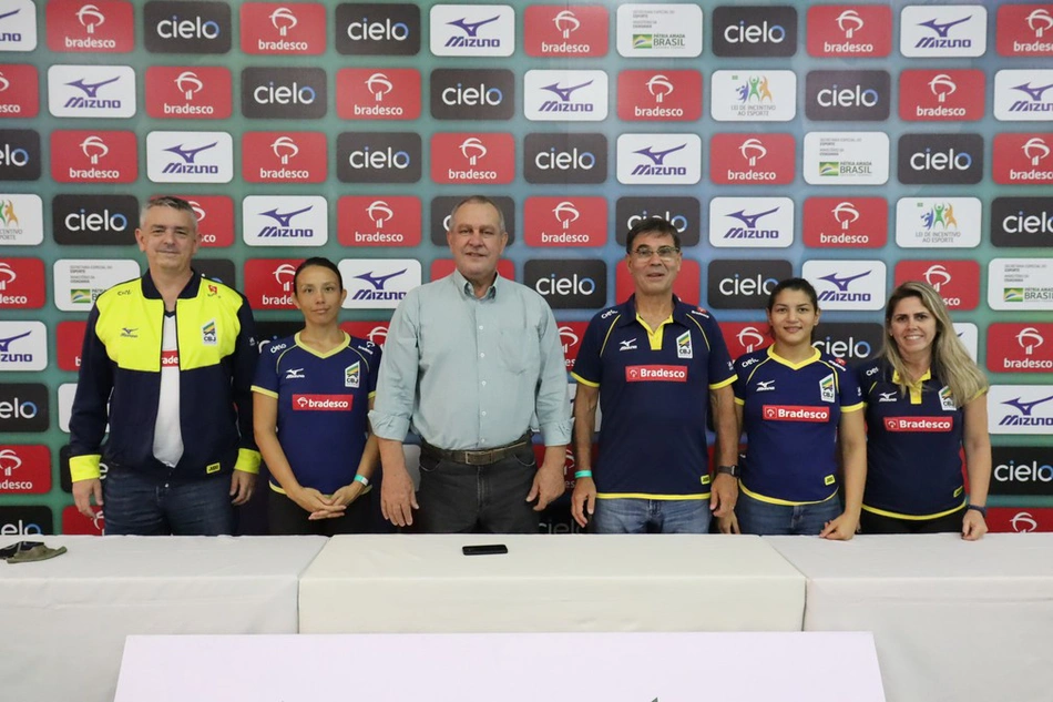 Nova comissão técnica da seleção brasileira de judô.