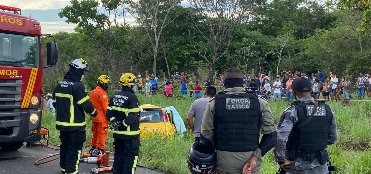 O acidente ocorreu na tarde desta quinta