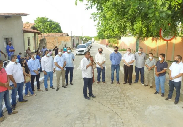 O bairro Meladão foi beneficiado pela obra