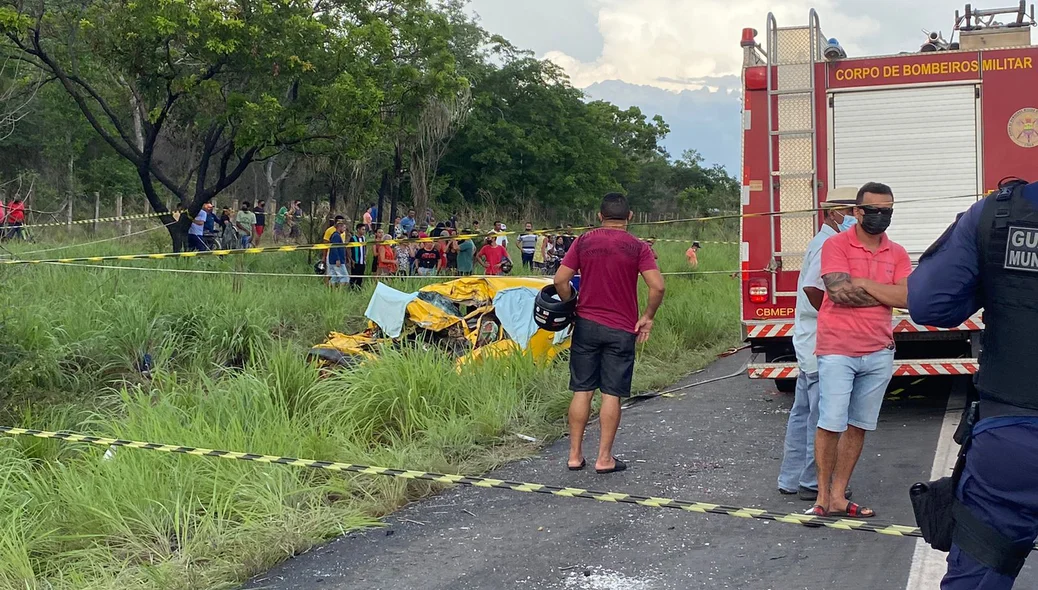O fato aconteceu na BR 343 em Altos