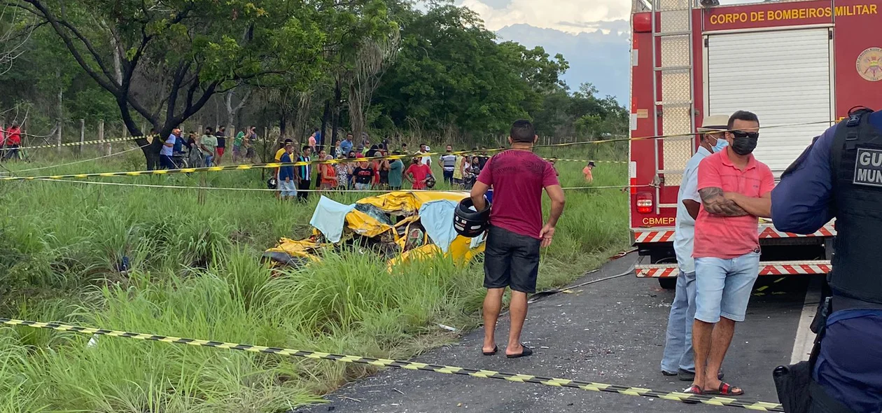 O fato aconteceu na BR 343 em Altos