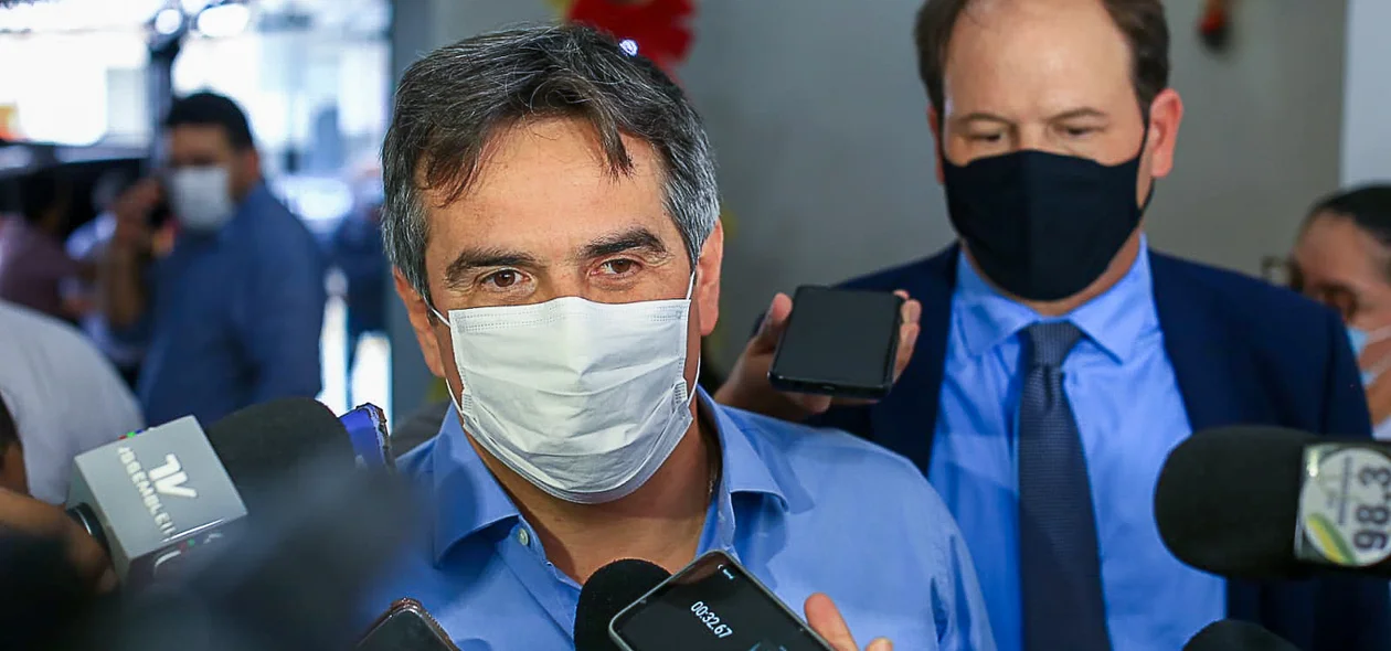 O ministro-chefe da Casa Civil, Ciro Nogueira e o diretor-presidente da Codevasf, Marcelo Moreira