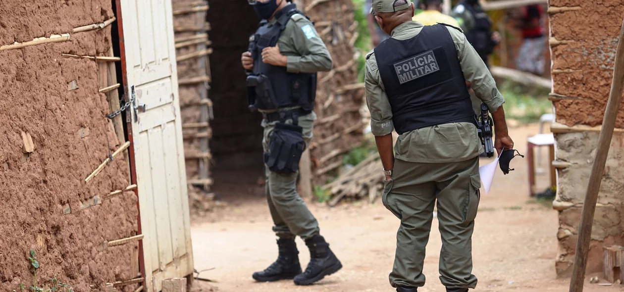 PM foi ao local do crime