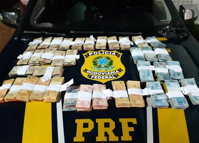 PRF prende dupla e apreende R$ 200 mil em espécie na BR 316 em Timon