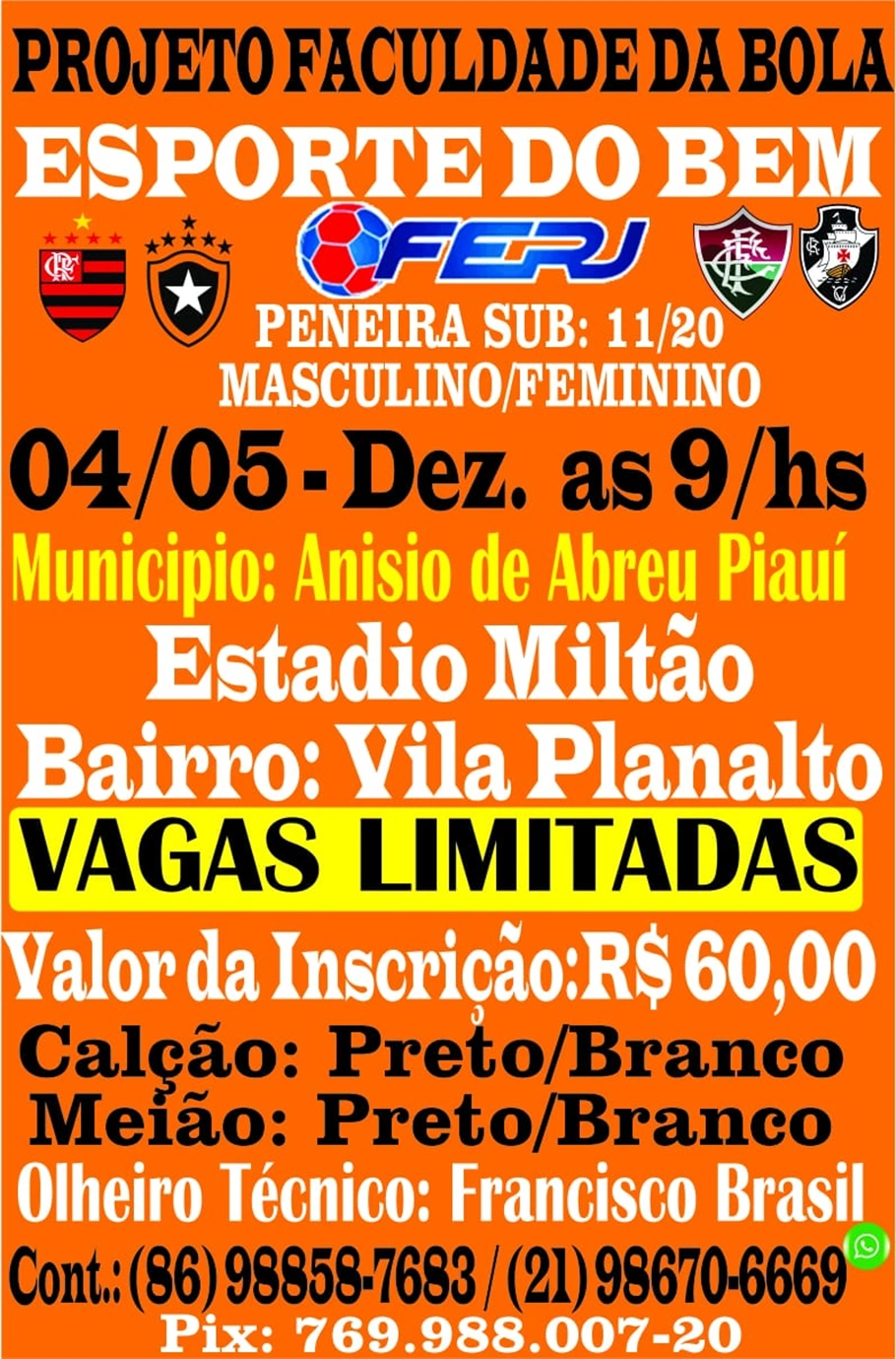Projeto Faculdade da Bola.