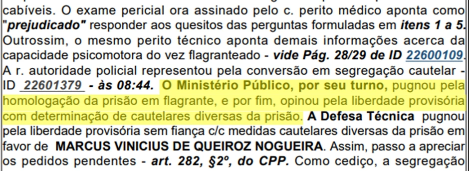 Trecho da decisão