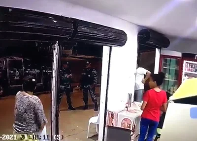 Troca de tiros entre PM e bandidos