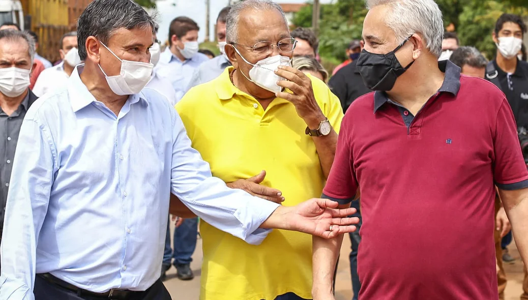 Wellington Dias, Dr. Pessoa e Robert Rios
