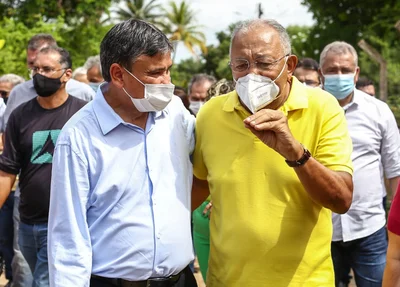 Governador Wellington Dias e Prefeito Dr. Pessoa