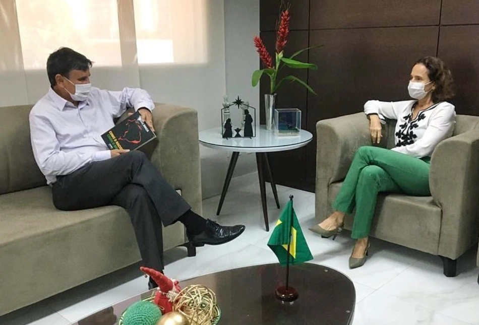 Wellington Dias e Izolda Cela