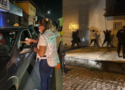 A Operação contou com a realização de blitz e com abordagem a várias pessoas
