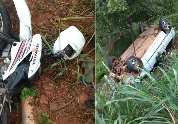 Acidente registrado na BR 343 em Angical do Piauí