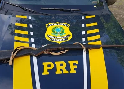 Arma de fabricação caseira encontrada em Campo Maior