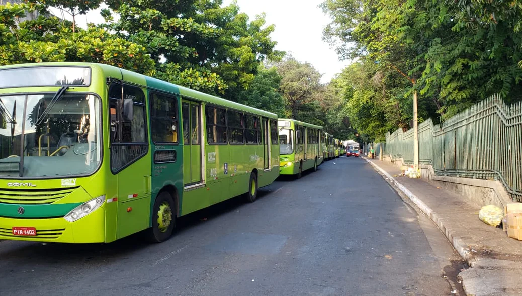 Devido a paralisação, a Strans acionou vans alternativas para os usuários