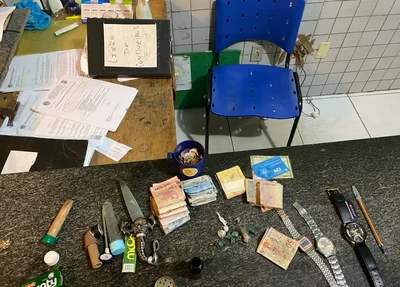 Dinheiro recuperado pela PM