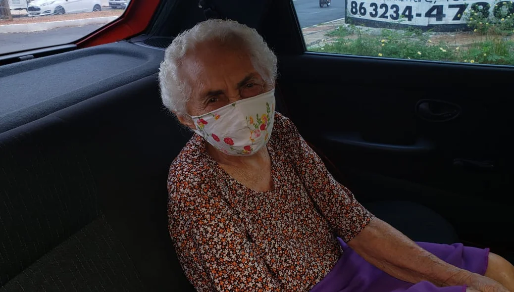 Dona Ursulina Vasconcelos, 98 anos