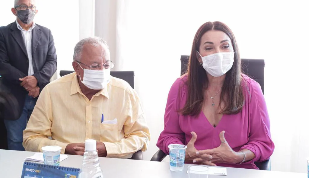 Dr. Pessoa e Margarete Coelho