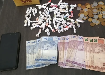 Drogas apreendidas durante operação