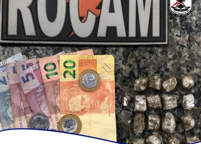 Drogas e dinheiro apreendido