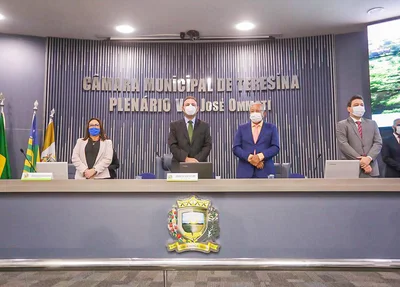Jeová Alencar na abertura do Ano Legislativo da Câmara de Teresina