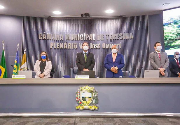 Jeová Alencar na abertura do Ano Legislativo da Câmara de Teresina