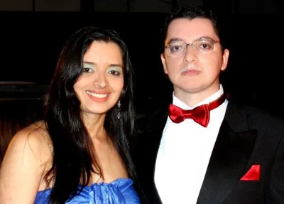 João Paulo Mourão e a irmã Izadora Mourão