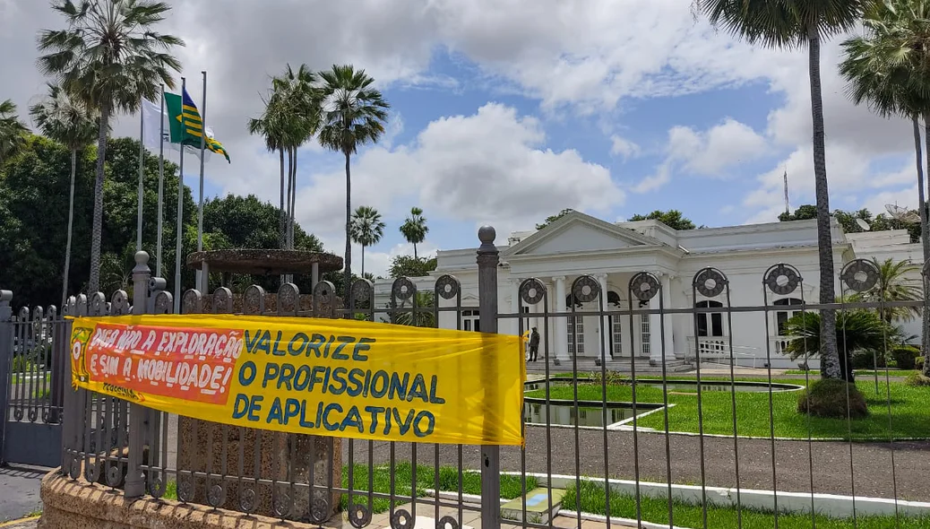 Manifestação foi pacífica