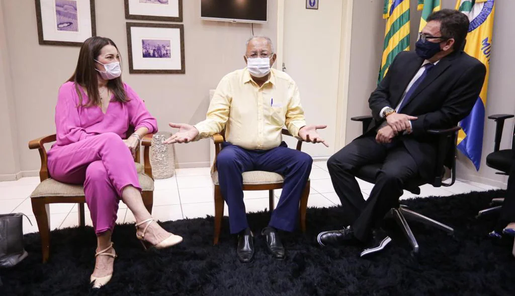 Margarete Coelho, Dr. Pessoa e o prefeito Paulo César