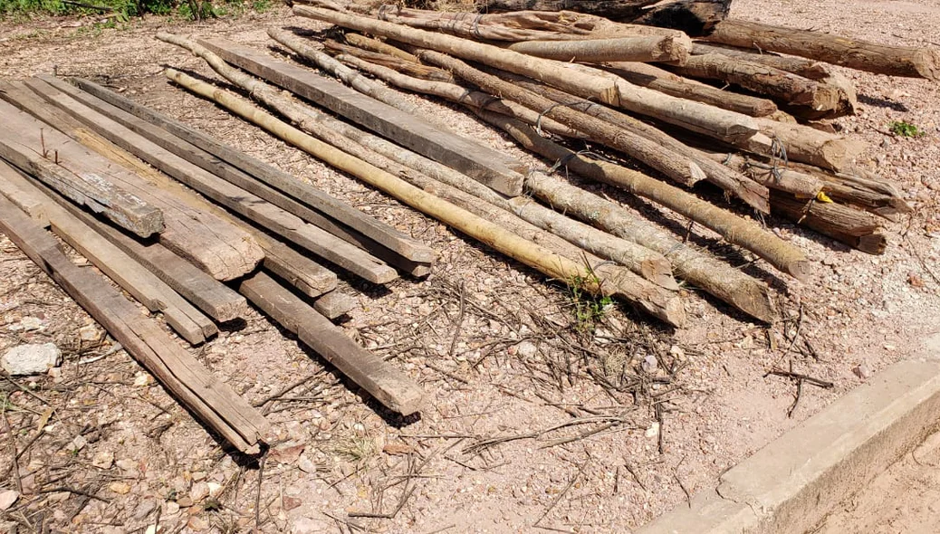 Materiais utilizados pelas pessoas que ocupam o local