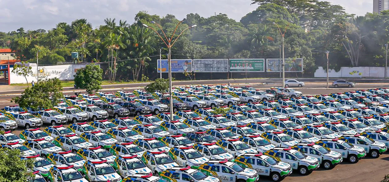 Novas viaturas da Polícia Militar