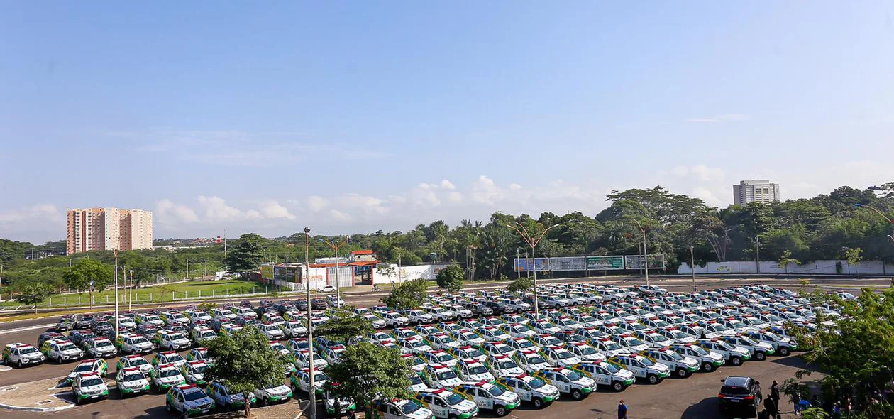 Novas viaturas entregues para a Polícia Militar