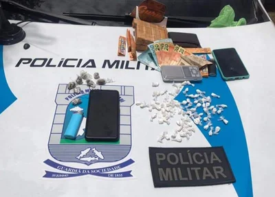 PM apreende drogas e prende dupla em Santa Cruz dos Milagres
