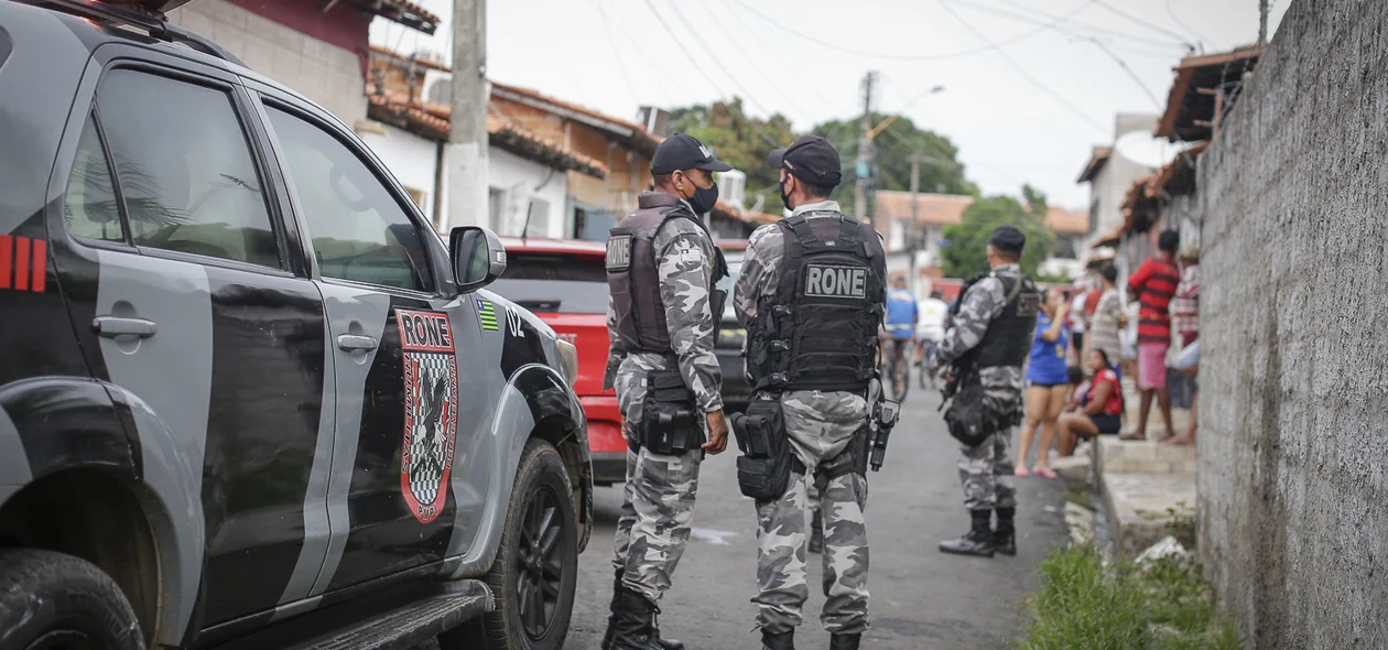 Polícia prendeu os bandidos