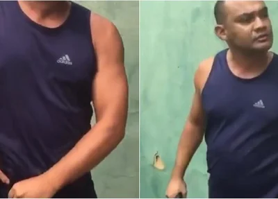 Policial Civil sacando arma em Pedro II