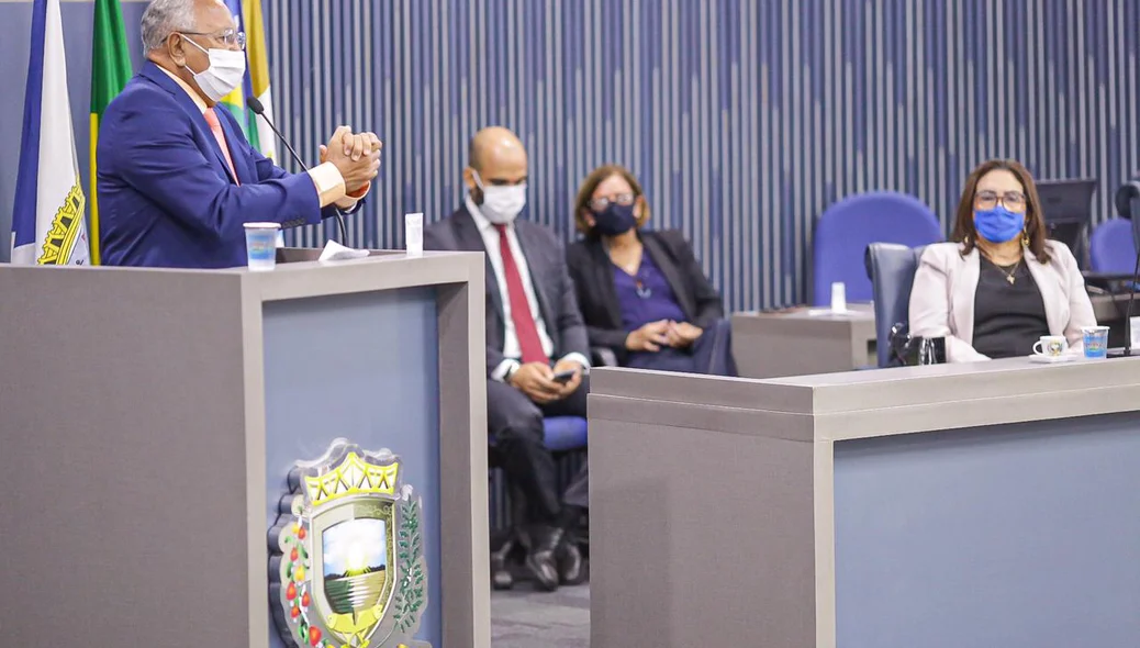 Prefeito Dr. Pessoa faz discurso na abertura do Ano Legislativo da Câmara de Teresina