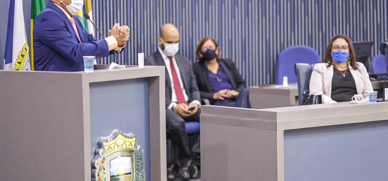 Prefeito Dr. Pessoa faz discurso na abertura do Ano Legislativo da Câmara de Teresina