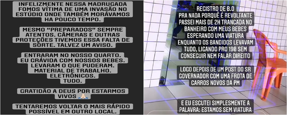 Publicação da empresária