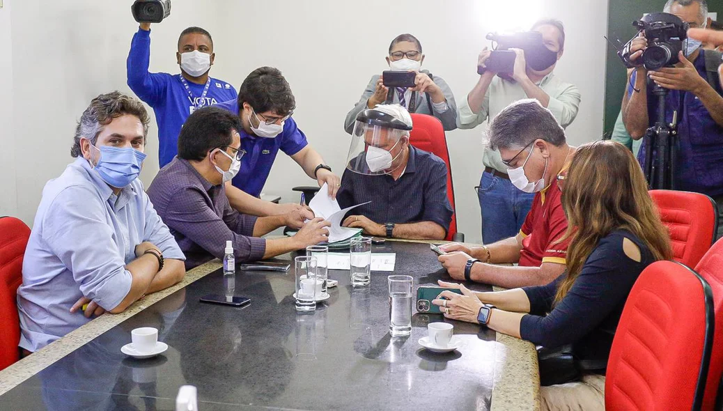 Reunião aconteceu na sede do MDB em Teresina