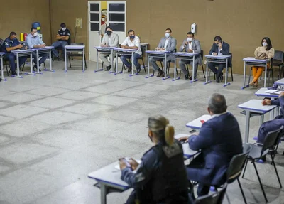 Reunião com representantes da Guarda Municipal