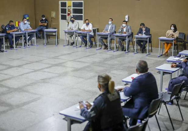 Reunião com representantes da Guarda Municipal
